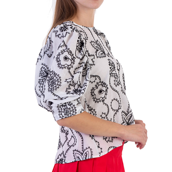 Elmas Phil Blouse Women size M Black - Picture 4 of 5